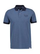 Lerros Poloshirt in gemêleerde look