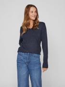 NU 20% KORTING: Vila Trui met V-hals VIRIL V-NECK L/S KNIT TOP - NOOS