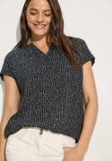 Cecil Blouse met korte mouwen met all-over motief