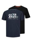 Jack & Jones Junior T-shirt JJLUKE TEE SS CREW NECK 2PK MP JNR (set, 2...