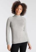 NU 20% KORTING: Arizona Coltrui Rollneck in effen kleur