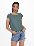 Only Blouse met korte mouwen ONLVIC S/S SOLID TOP NOOS PTM