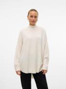 NU 20% KORTING: Vero Moda Gebreide trui VMPLAZA LS HIGHNECK LONG PULLO...