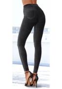 NU 20% KORTING: Lascana Legging uit zacht materiaal in cordlook, loung...