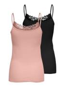 NU 20% KORTING: Only Kanten top ONLKIRA LACE SINGLET 2PACK NOOS (Set v...