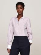 NU 20% KORTING: Tommy Hilfiger Overhemdblouse STRIPE REGULAR SHIRT