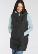 Ragwear Bodywarmer PAVLINNA VEST O met gevoerde capuchon, waterdicht e...