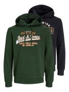 Jack & Jones Hoodie JJELOGO SWEAT HOOD 2 COL 24/25 2PK MP (set, 2-deli...