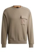 NU 20% KORTING: Boss Orange Sweatshirt We_PocketCargo met raglanmouwen