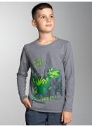 Trigema Sweatshirt TRIGEMA Langarmshirt met trouble dino-print