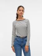 NU 20% KORTING: Vero Moda Shirt met lange mouwen VMCHLOE STRIPE LS 2WA...