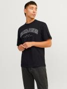 NU 20% KORTING: Jack & Jones Shirt met ronde hals JJECALEB VARSITY TEE...