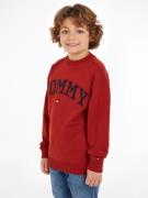 NU 20% KORTING: Tommy Hilfiger Sweatshirt VARSITY EMBROIDERY SWEATSHIR...