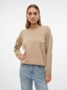 NU 20% KORTING: Vero Moda Gebreide trui VMGOLD ROLL LS O-NECK PULLOVER...