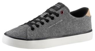 Tommy Hilfiger Sneakers TH HI VULC LOW CHAMBRAY met logo-opdruk, vrije...