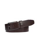 NU 20% KORTING: Tommy Hilfiger Leren riem TH IMD 3.5 met metalen label...