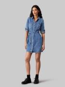 NU 20% KORTING: Calvin Klein Jeans jurk BELTED SHIRT DRESS