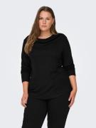 ONLY CARMAKOMA Shirt met cascadehals CARALBA MIRSE L/S WATERFALL TOP J...