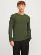 NU 20% KORTING: Jack & Jones Trui met ronde hals JJPANNEL KNIT CREW NE...