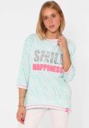 NU 20% KORTING: Zwillingsherz Shirt met lange mouwen "SMILE Happiness"