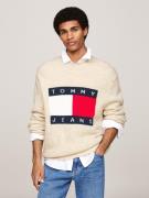 TOMMY JEANS Gebreide trui TJM REG MELANGE FLAG SWEATER