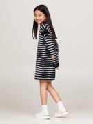 Tommy Hilfiger Gebreide jurk RUFFLE SKATER DRESS LS