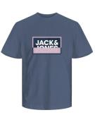 NU 20% KORTING: Jack & Jones T-shirt JCOLOGAN SUMMER PRINT TEE CREW NE...