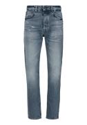 NU 20% KORTING: Boss Orange Straight jeans TROY BO-BF met lederen boss...