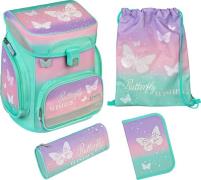 Scooli Schooltas EasyFit, Butterfly Wishes (5-delig)