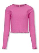 NU 20% KORTING: KIDS ONLY Shirt met ronde hals KOGNELLA L/S O-NECK TOP...