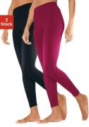 vivance active Legging met rubberen tailleband, loungewear (2-delig, S...