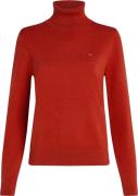 NU 20% KORTING: Tommy Hilfiger Gebreide trui CO JERSEY STITCH ROLL-NK ...