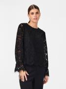 NU 20% KORTING: Y.A.S Kanten blouse YASPERLA LS LACE TOP S. NOOS