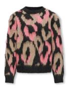 NU 20% KORTING: KIDS ONLY Trui met ronde hals KOGWILD L/S JQ O-NECK KN...