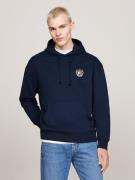 NU 20% KORTING: TOMMY JEANS Sweatshirt TJM REG TJ FLAG CREST HOOD EXT