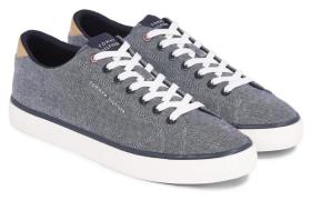 NU 20% KORTING: Tommy Hilfiger Sneakers TH HI VULC LOW CHAMBRAY met lo...