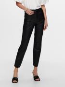 NU 20% KORTING: Only Imitatieleren broek ONLEMILY HW ST ANK FAUX LEATH...