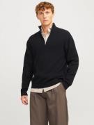 Jack & Jones Schipperstrui JPRBLAMILANO STITCH KNIT HALF ZIP SN