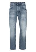 Boss Orange Straight jeans TROY BO-BF met lederen boss badge