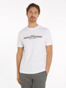 Tommy Hilfiger Shirt met ronde hals HILFIGER CHEST STRIPE TEE