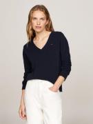 Tommy Hilfiger Gebreide trui SOFT WOOL V-NK SWEATER