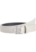 NU 20% KORTING: Calvin Klein Leren riem MONO PLAQUE LTHR BELT 25MM PB