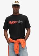 Superdry Shirt met ronde hals CORE LOGO FADE LOOSE TEE