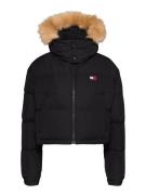 TOMMY JEANS Gewatteerde jas TJW CRP ALASKA FAUX FUR HOOD