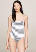 NU 20% KORTING: Tommy Hilfiger Swimwear Badpak STRAIGHT NECK ONE PIECE...