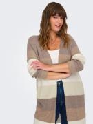 ONLY CARMAKOMA Vest CARATIJA L/S STRIPE CARDIGAN KNT