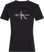 NU 20% KORTING: Calvin Klein T-shirt SS Monologo Crewneck Tee