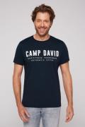 NU 20% KORTING: CAMP DAVID T-shirt met logoprint voor