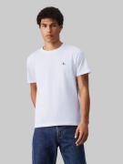 Calvin Klein T-shirt 2 PACK MONOLOGO met kleine logoprint op borsthoog...