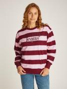 TOMMY JEANS Sweatshirt TJW RLX STRIPE ESS LOGO 1 CREW